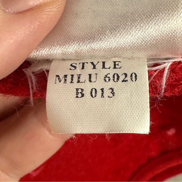 Sigrid Olsen Sport jacket, size 3X, 100% Shetland wool, red - Picture 8 of 10